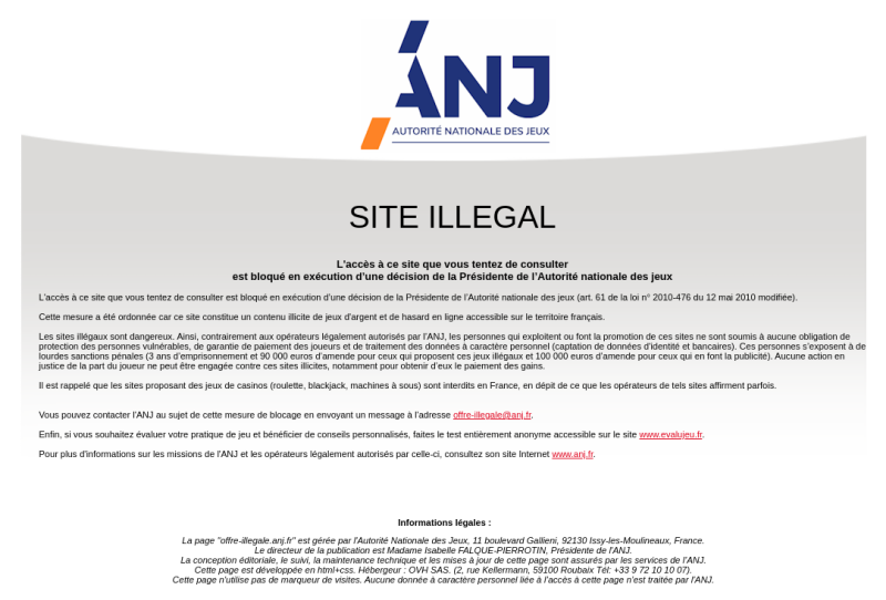 ANJ Blocking Page